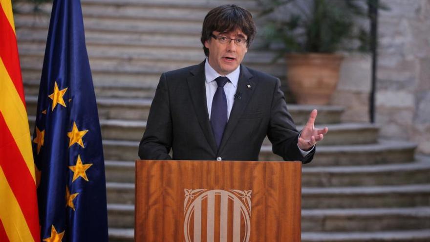 Mensaje íntegro de Carles Puigdemont tras la DUI y la aplicación del 155