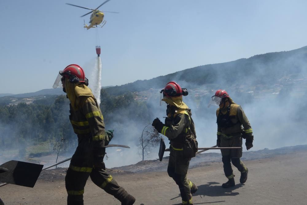 Incendio forestal en San Salvados de Meis