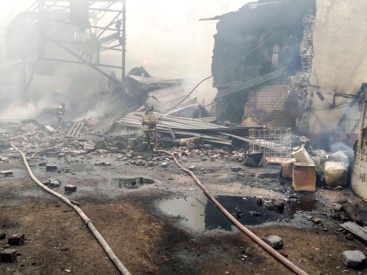 Un incendi en una planta química de Rússia causa almenys 15 morts Un incendi en una planta química de Rússia causa almenys 15 morts