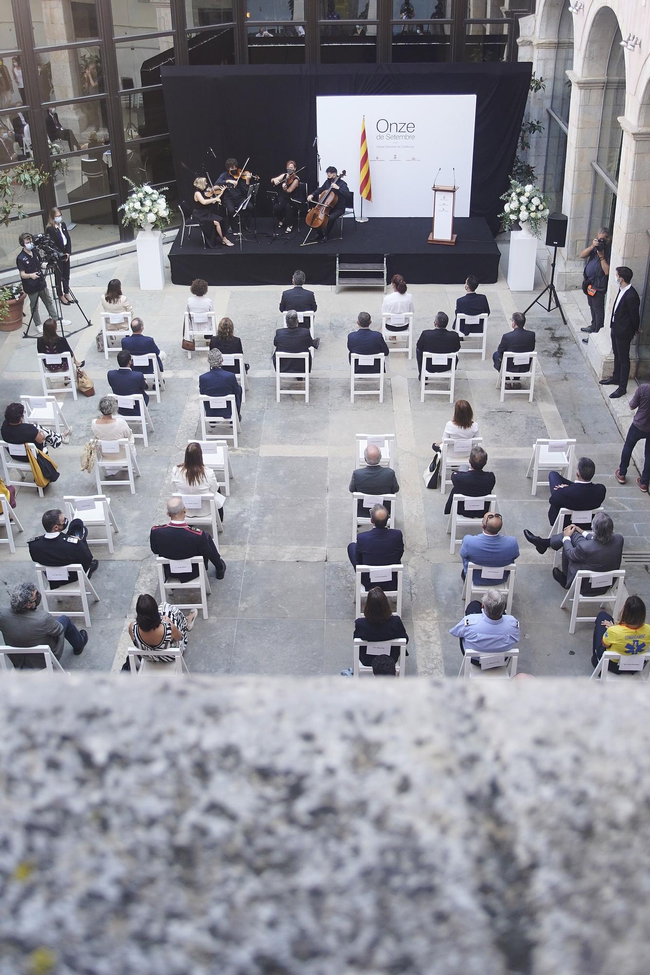 L'acte institucional de la Diada de Catalunya a Girona