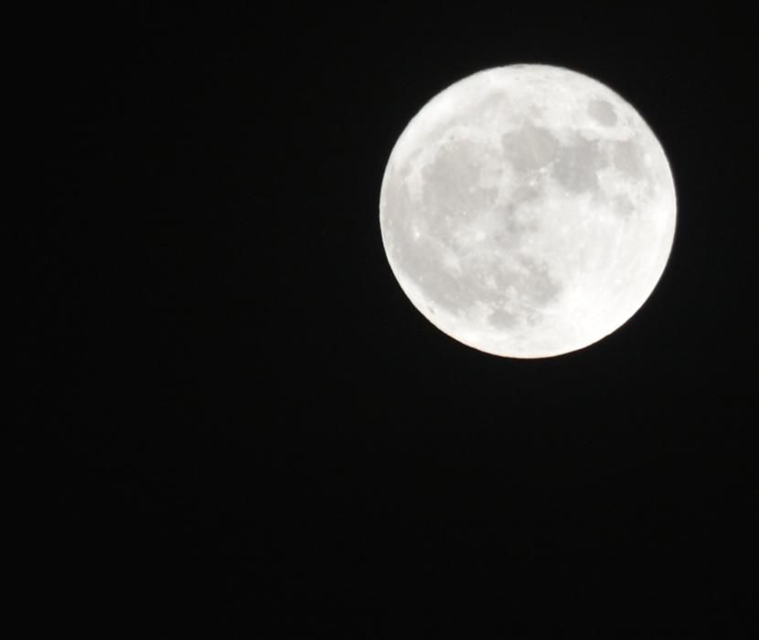 La luna llena  desde en Asturias