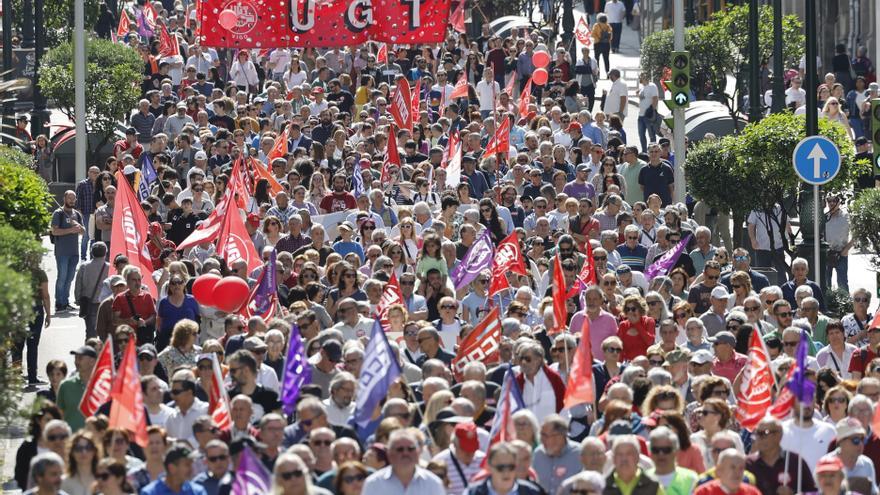 Primero de Mayo: las manifestaciones del Día del Trabajo toman Vigo