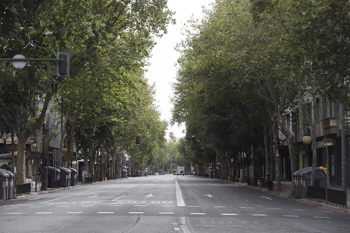 Córdoba vacía en el puente de agosto