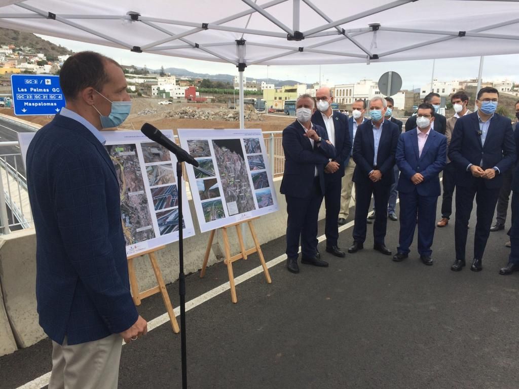 Apertura del tramo Arucas-Costa, obra de la cuarta fase de la circunvalación a Las Palmas de Gran Canaria