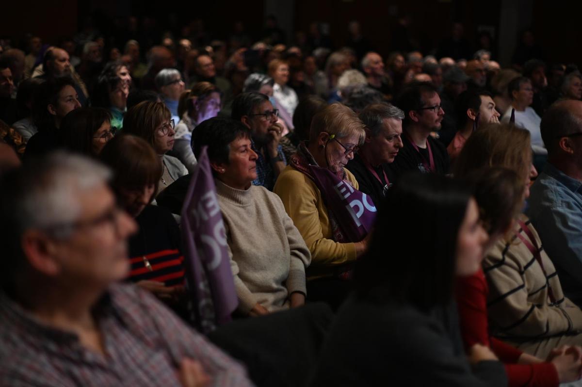 En imágenes | Ione Belarra e Irene Montero arrancan la campaña de Podemos Aragón para el 8F