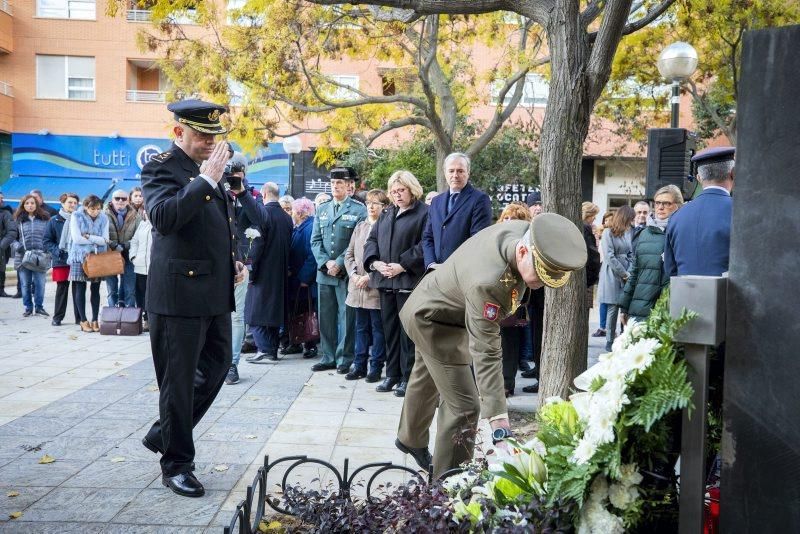 Homenaje a las víctimas de la casa cuartel de Zaragoza