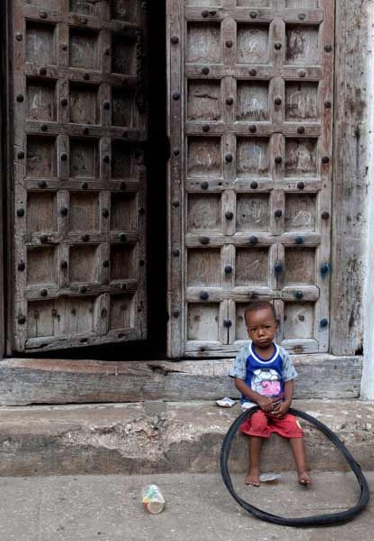 Calles de Stone Town en Zanzíbar.