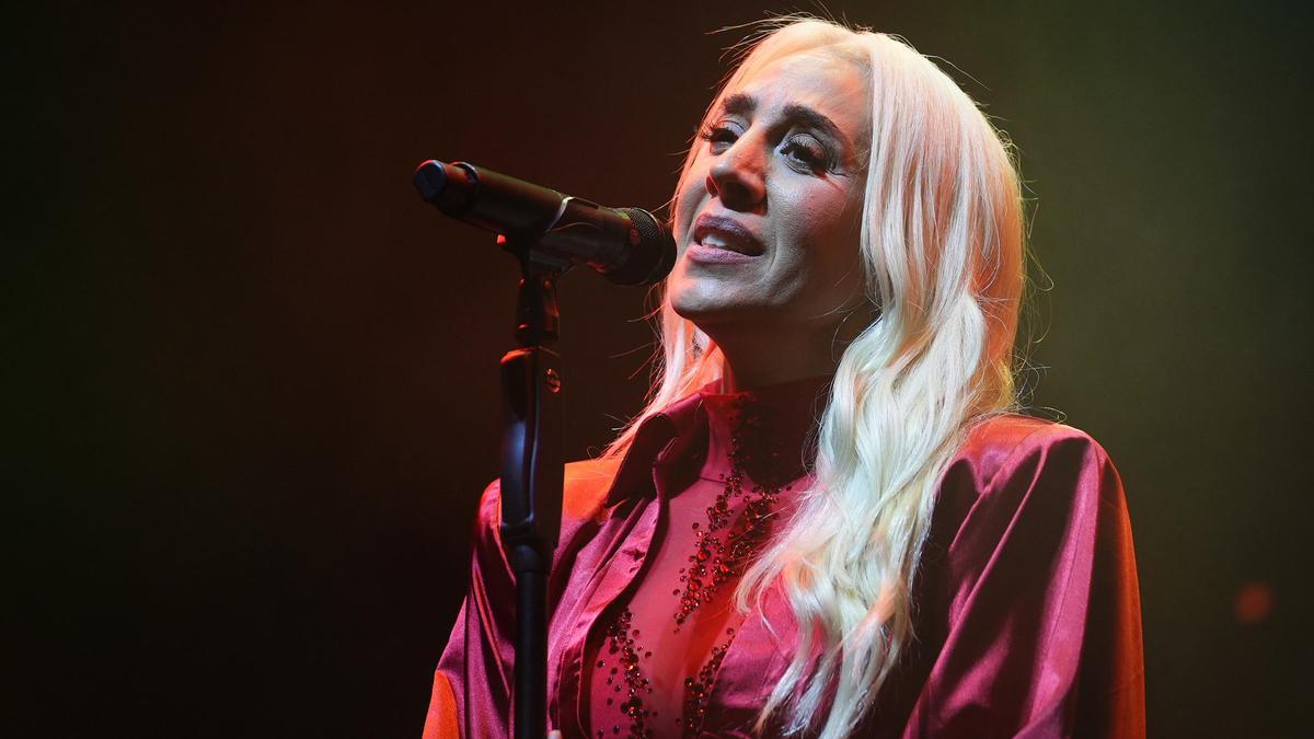 Imagen de archivo - La artista Mónica Naranjo en un concierto