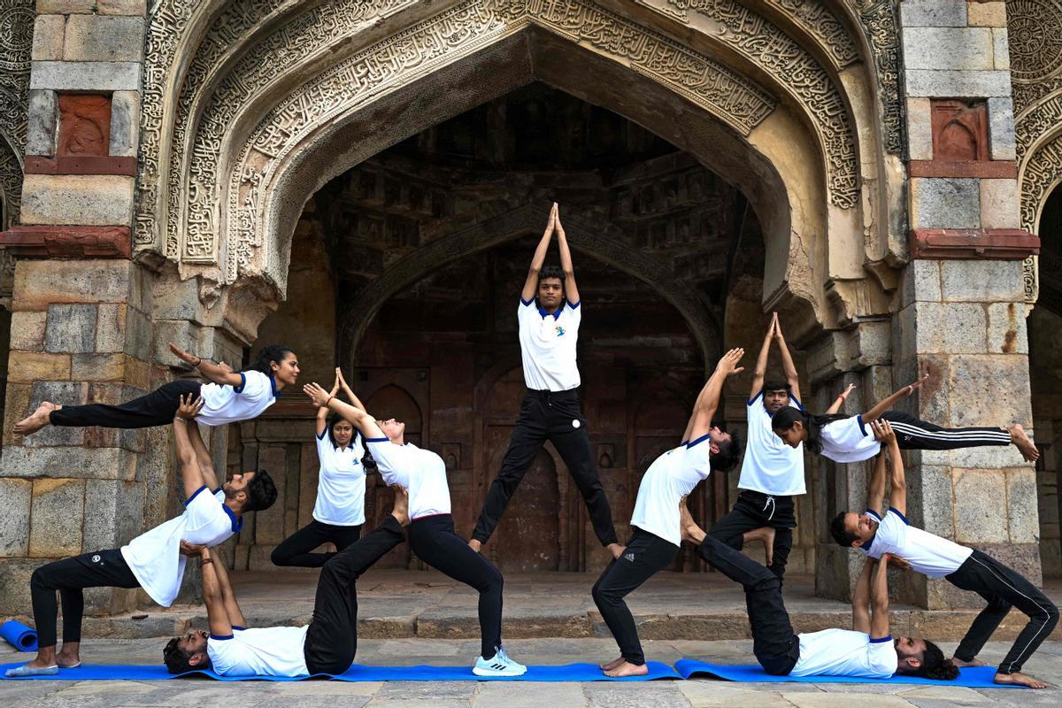 Día Internacional del Yoga en la India