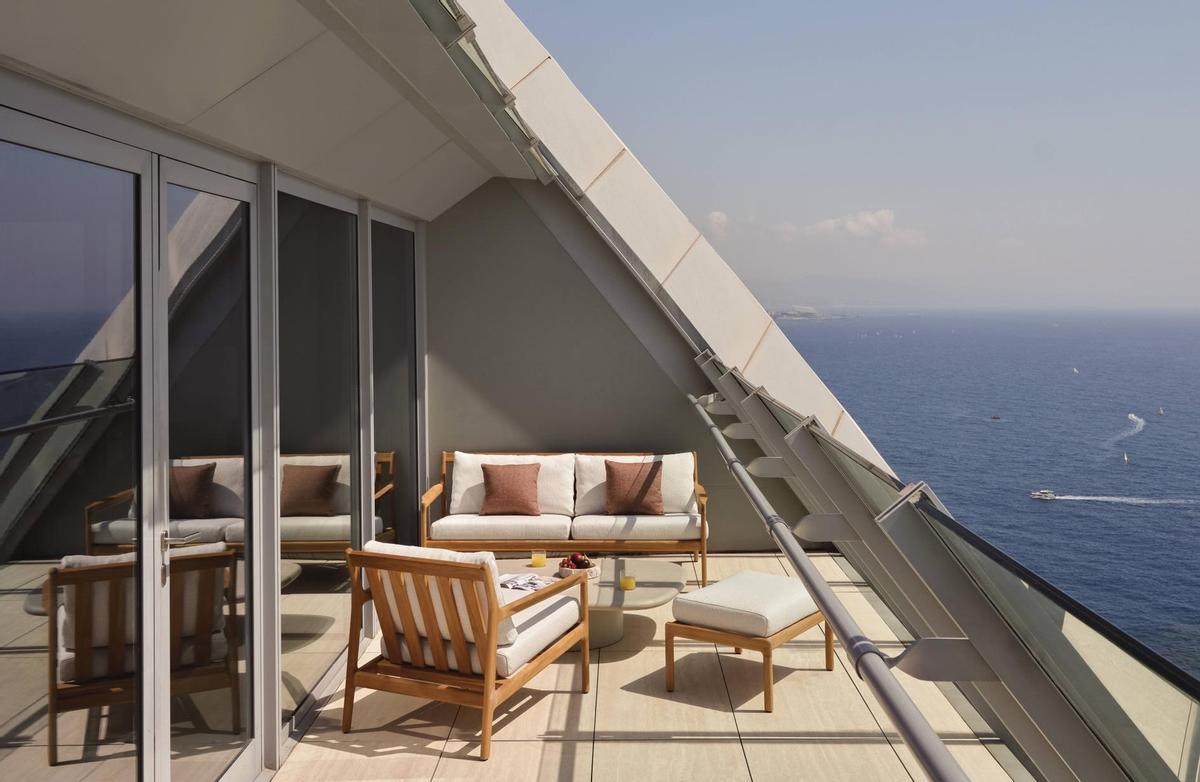 Nueva terraza de una suite.