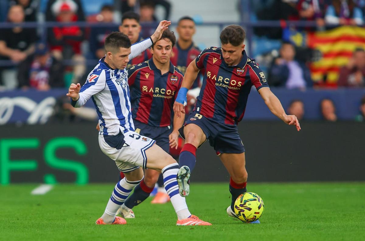 Levante-Real Sociedad, en imágenes