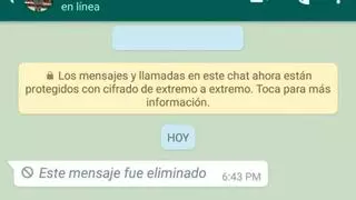 Se desvela el nuevo truco para conocer qué decían los mensajes eliminados del WhatsApp