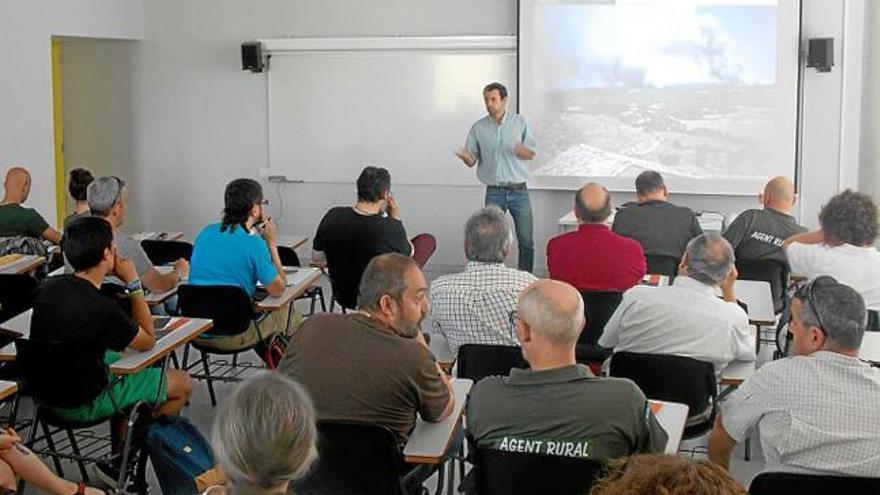 Una imatge de la jornada, ahir a l&#039;Escola Agrària de Manresa, a la FUB