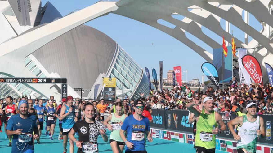 Llegada del Maratón de Valencia