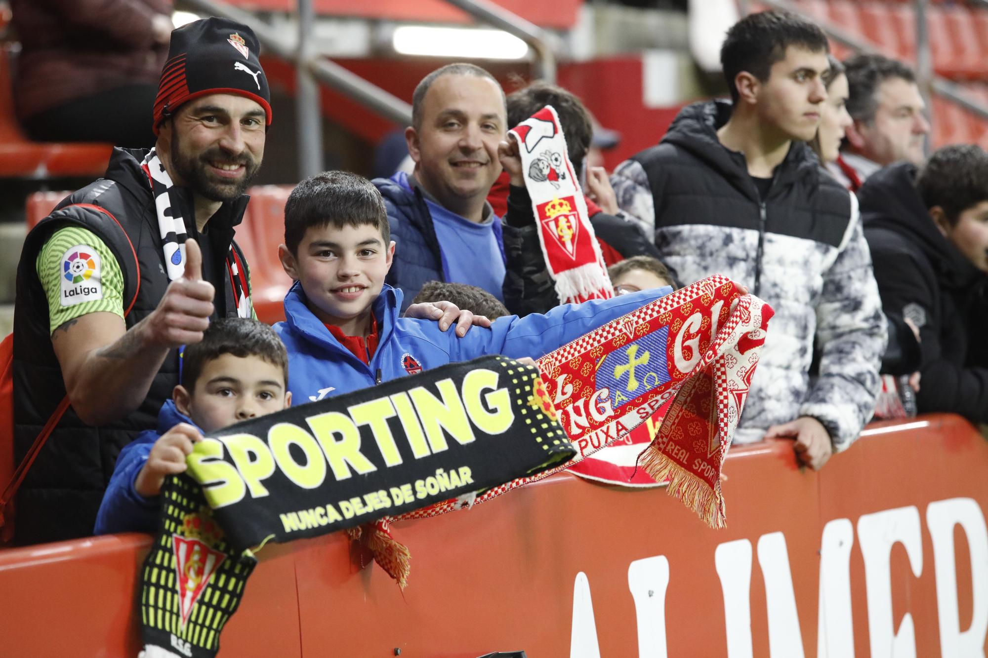 Así se vivió el encuentro entre el Sporting y el Tenerife