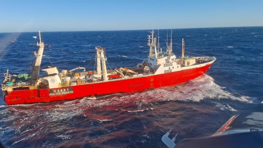 Evacuado de emergencia el marinero de un buque de Iberconsa a 85 millas de la costa de Argentina