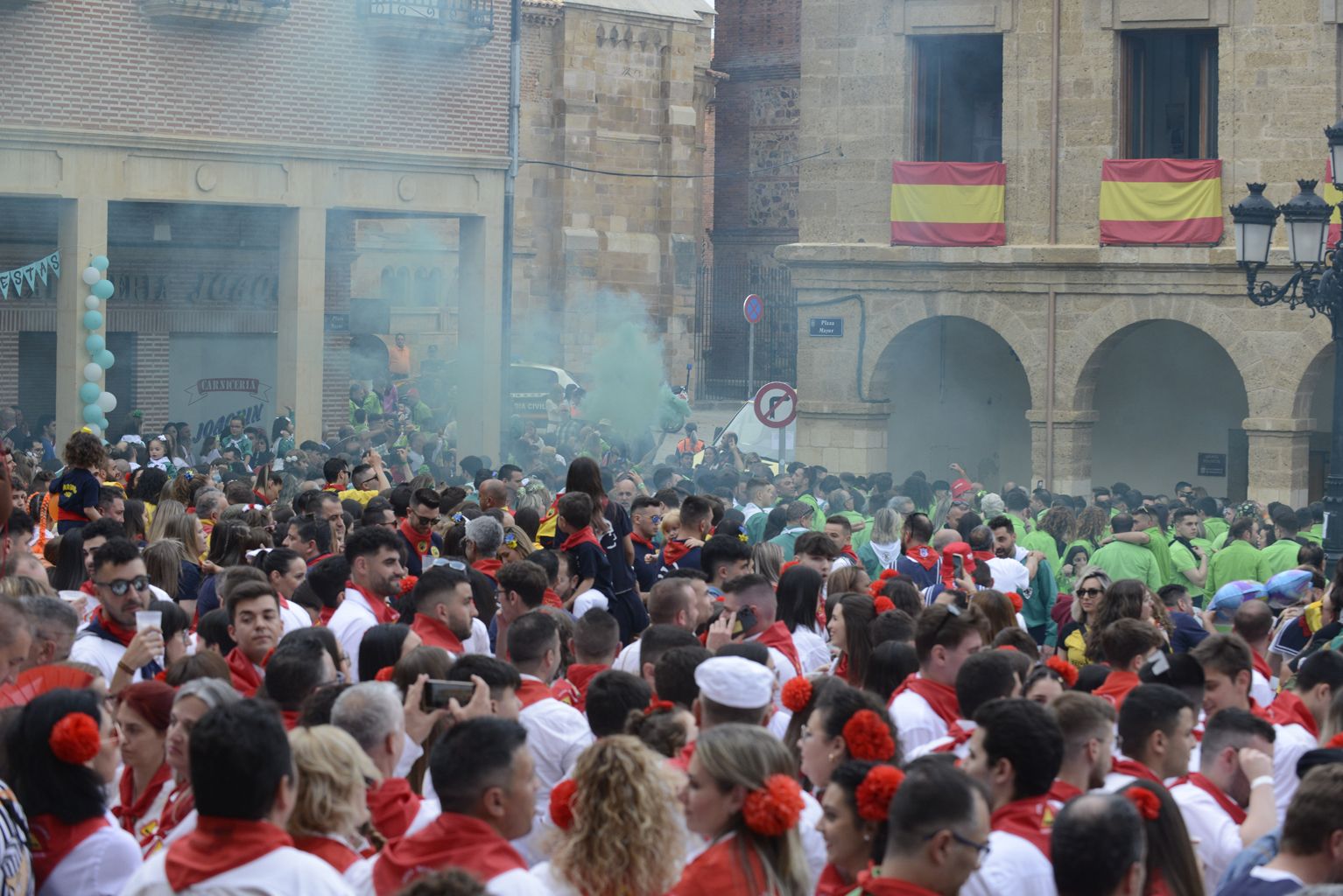 El chupinazo de Rencoroso: Así ha estado la Plaza Mayor de Benavente