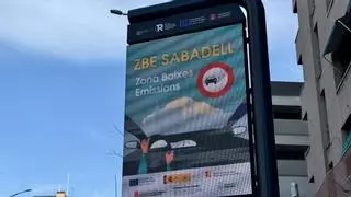 Sabadell y Terrassa empezarán a multar por las ZBE a partir de hoy después una fase sin sanciones