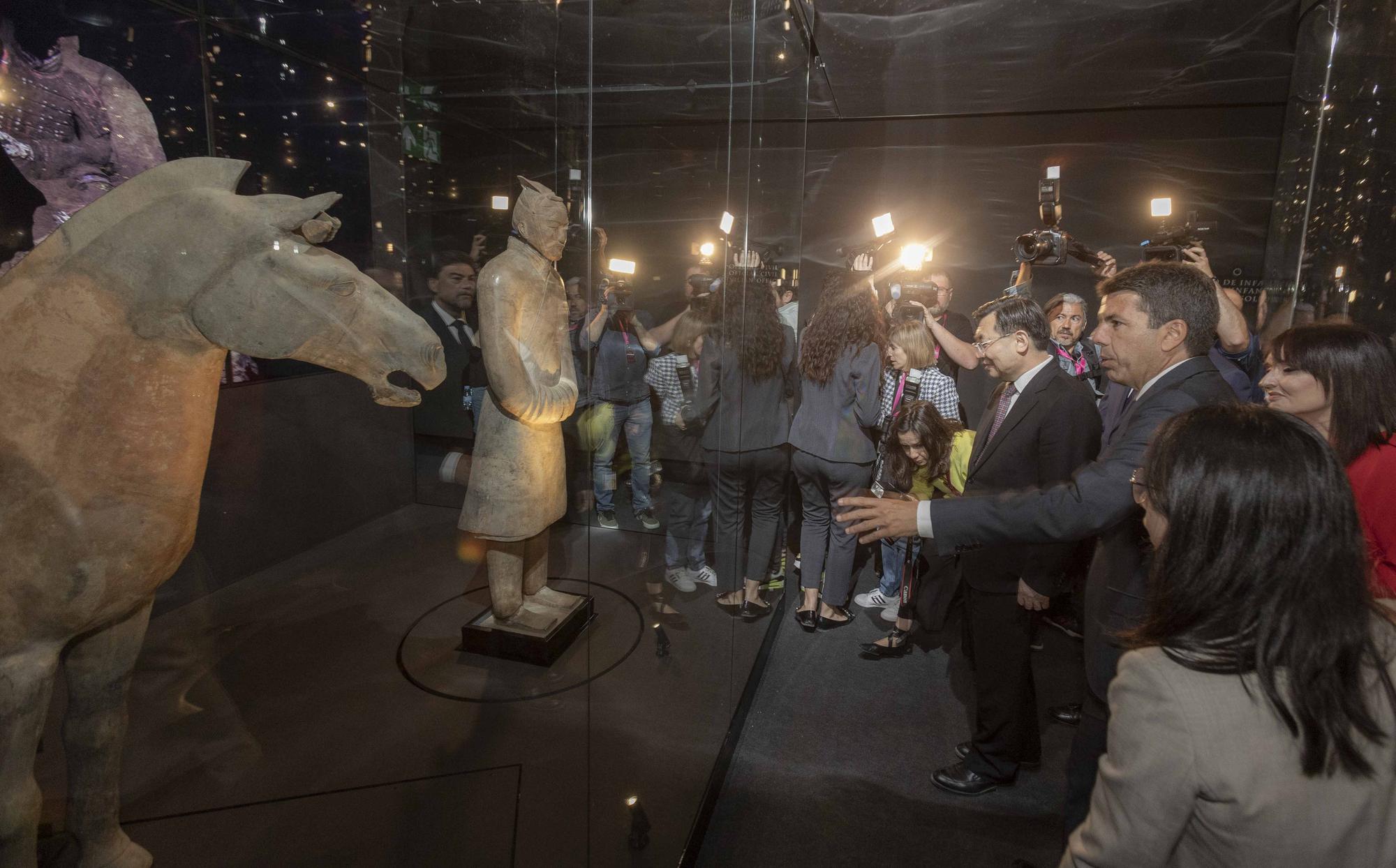 La inauguración de la exposición El legado de las dinastías Qin y Han. Los guerreros de Xian