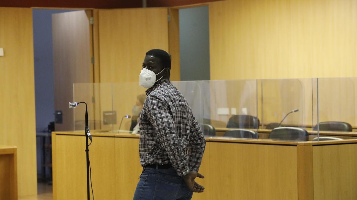 Papagore Ndoye, en un juicio.