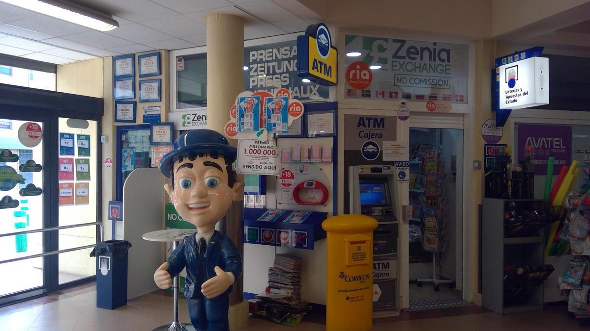 Este es el despacho de Orihuela que ha venido el boleto de Euromillones premiado en el sorteo de hoy con El Millón.