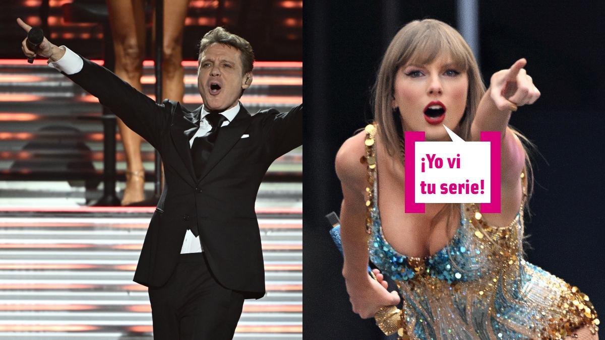 Qué trama Luis Miguel en su concierto: sube una foto en un escenario con Taylor Swift