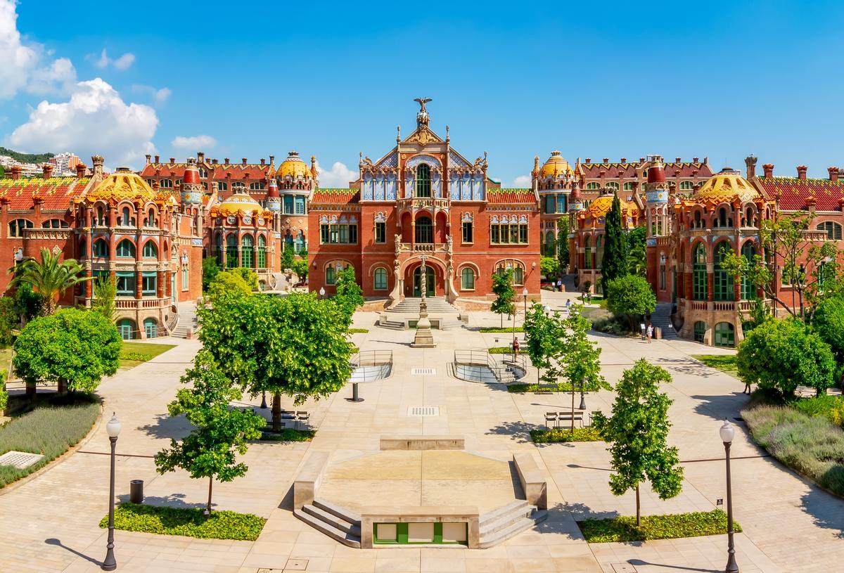Hospital de la Santa Creu i Sant Pau en Barcelona