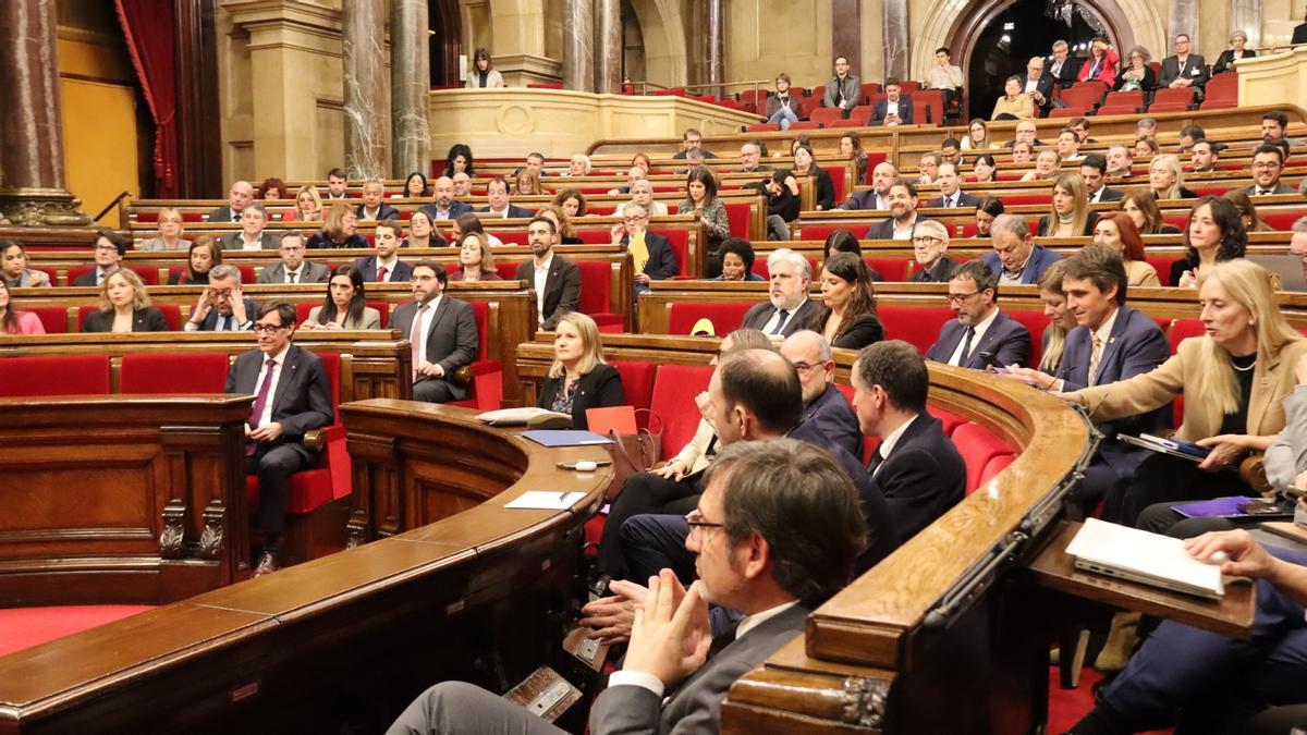 Pleno del Parlament de este miércoles