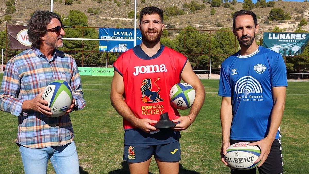 Juanfran Torres se ha pasado por el entrenamiento de la Selección española de rugby y se lo ha pasado en grande