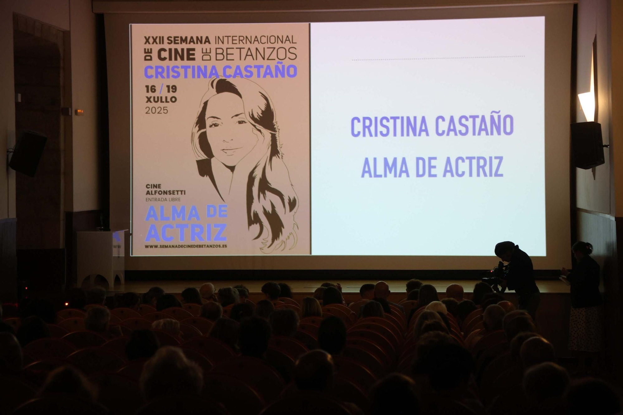 Betanzos reconoce a Cristina Castaño en su Semana del Cine