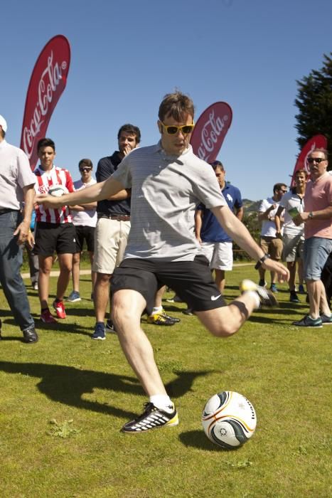 Primer campeonato de "futgolf" en Asturias.