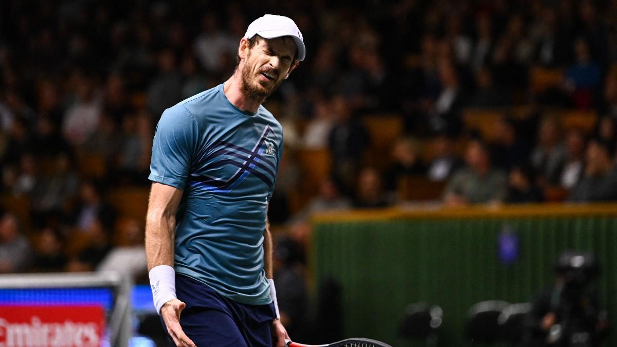 Andy Murray durante el partido