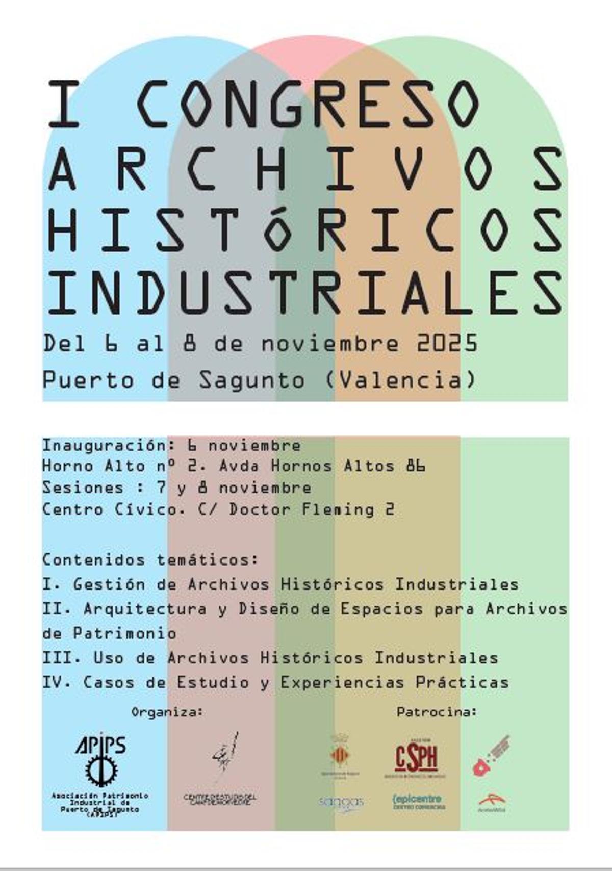 Parte del cartel del congreso.