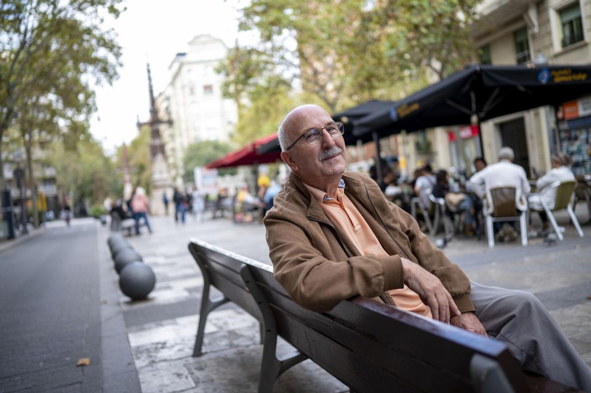 Enrique Urraca de Diego, autor de 'Besos y abrazos desde el infierno" y presidente de la Asociación para la Recuperación de la Memoria Histórica del Exilio Republicano.