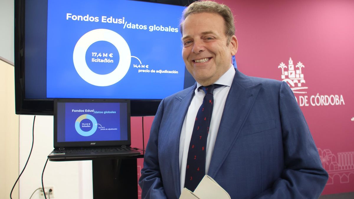 Julián Urbano, en la rueda de prensa de los Edusi.