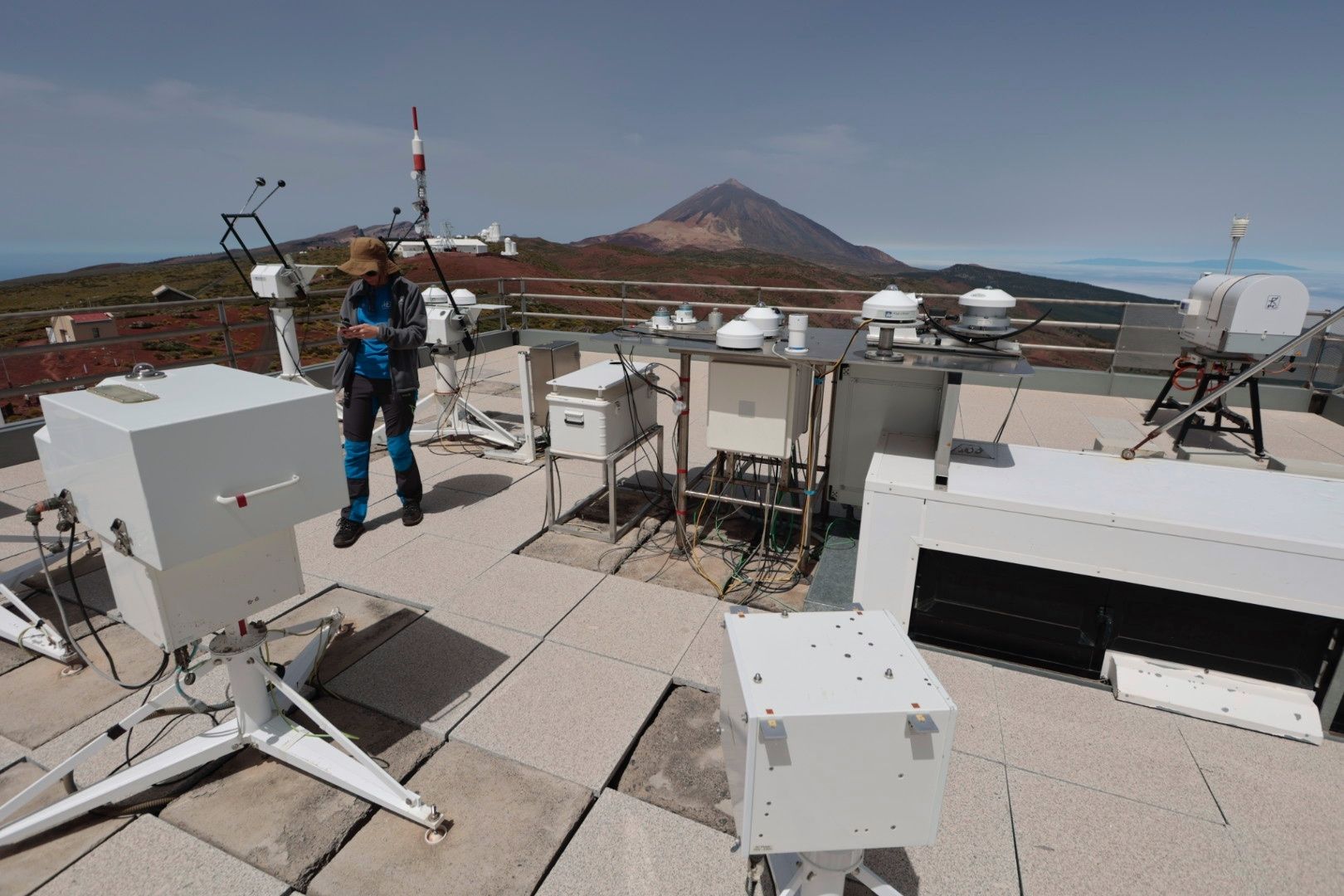 Visita al Centro de Investigaciones Meteorológicas de Izaña