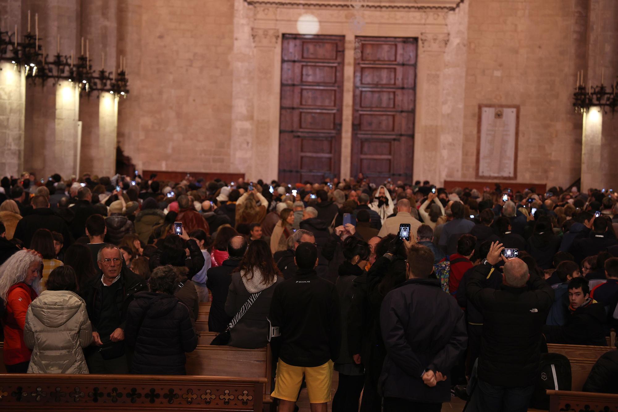 Wieder geglückt: Die "Magische Acht" in der Kathedrale von Palma de Mallorca