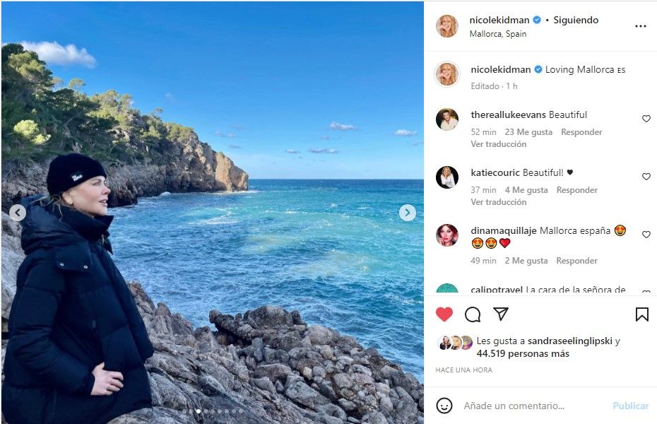 So begeistert wirbt Hollywood-Star Nicole Kidman für Mallorca