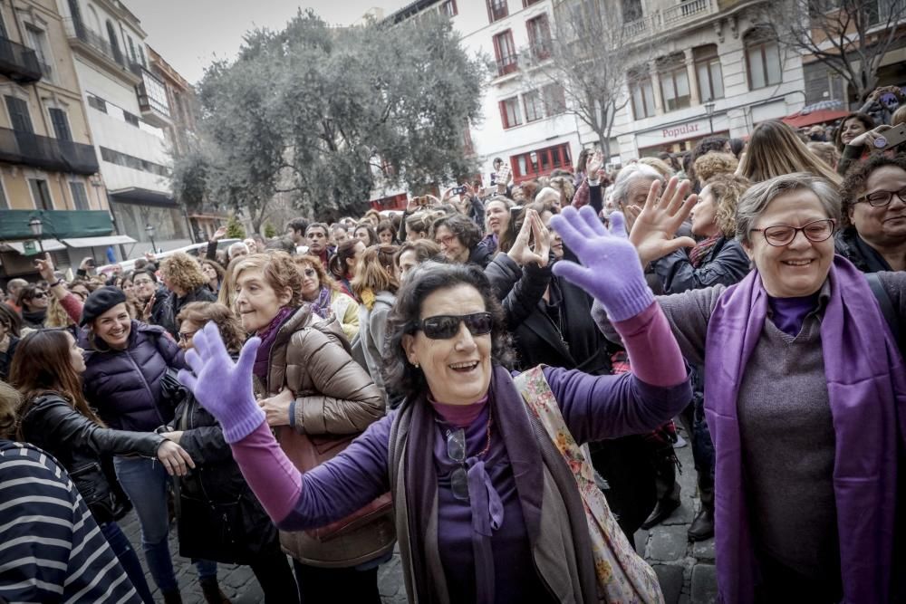 Manifestación en Palma por el Día Internacional de la Mujer