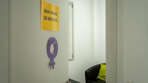 Interior del centro de crisis 24 horas de la Comunidad de Madrid.