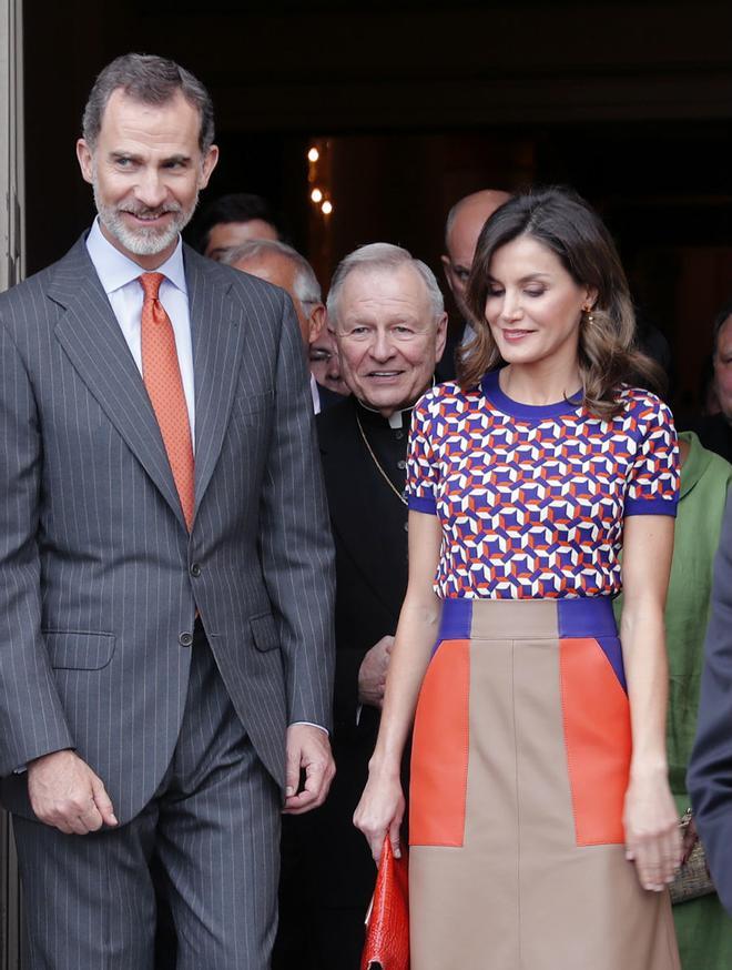 Los Reyes de España en su visita al Palacio del Cabildo de Nueva Orleans