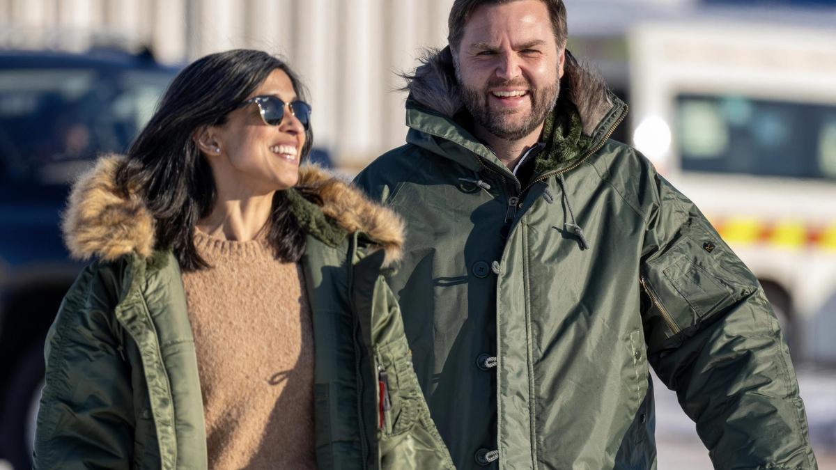 El vicepresidente de EEUU, JD Vance y su mujer, Usha Vance
