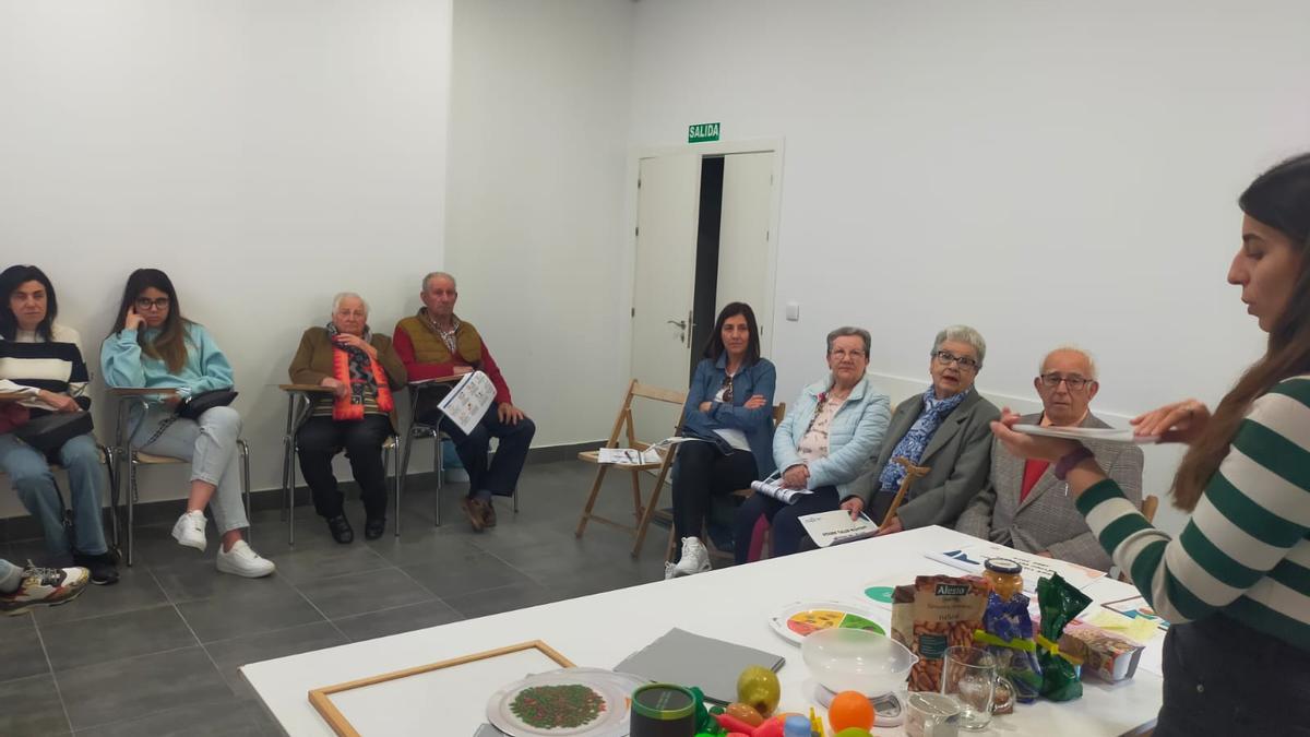 Taller sobre alimentación y diabetes.