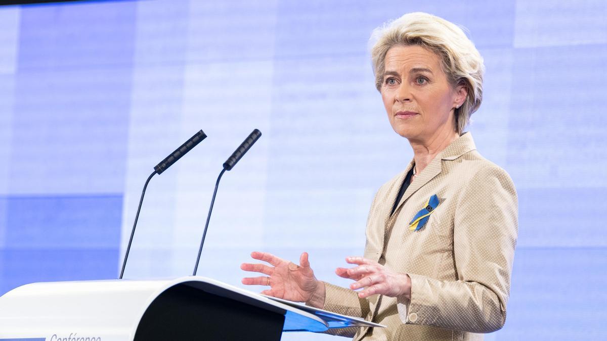 La presidenta de la Comisión Europea, Ursula von der Leyen.