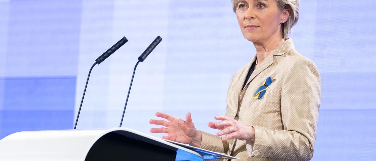 La presidenta de la Comisión Europea, Ursula von der Leyen.