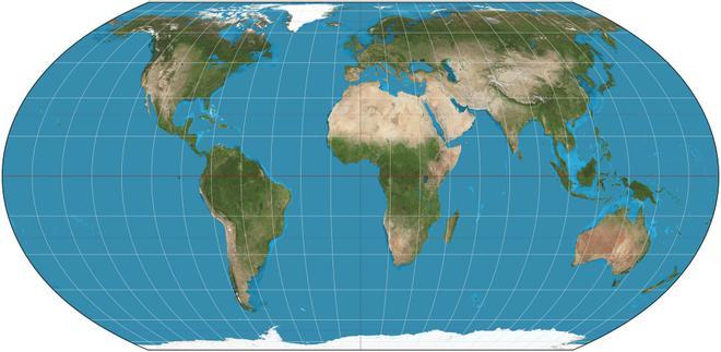 La ONU adopta una nueva cartografía mundial acorde con el tamaño real de los continentes