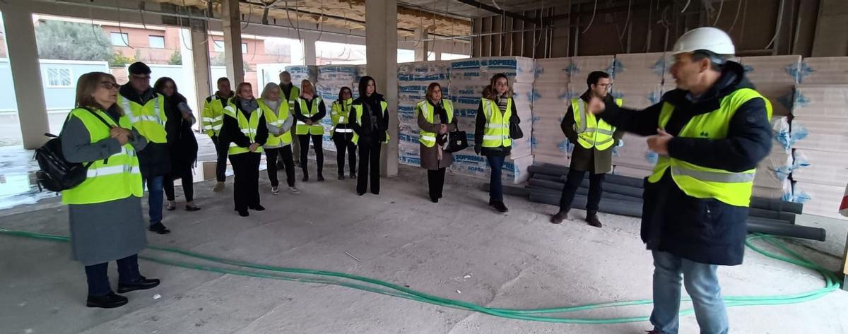 Representantes de la Corporación municipal visitaron las obras.