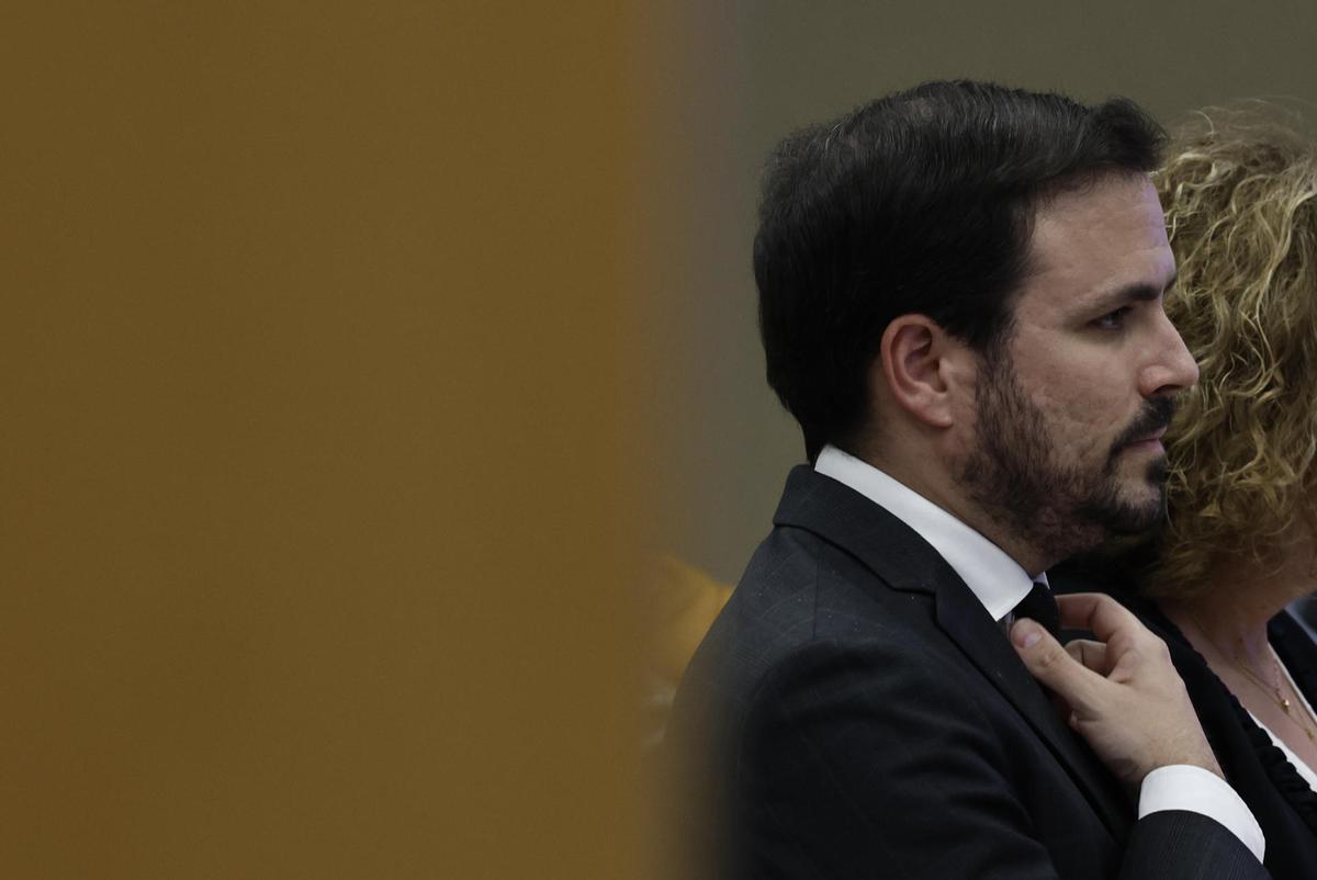 El ministro de Consumo, Alberto Garzón, preside este miércoles el acto institucional Derechos para crecer sanos y libres por el Día Mundial de las Personas Consumidoras