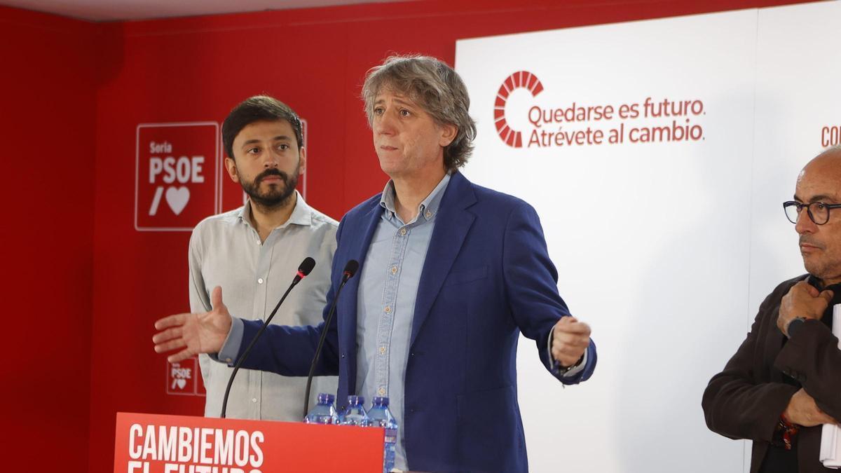 Carlos Martínez, hoy en rueda de prensa en León.