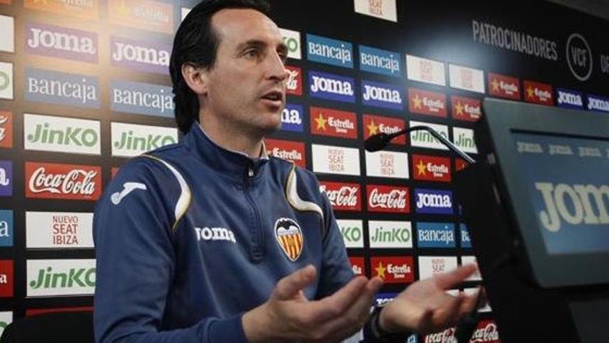 Emery, hoy en rueda de prensa